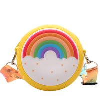 New Cute Rainbow Children's Silicone Coin Purse Wholesale Nihaojewelry main image 3
