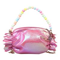 New Cute Candy Shape Colorful Beads Chain Children's Handbag Wholesale Nihaojewelry main image 3