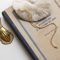 Einfache Schlangenknochen-perlen-kette Titanstahl Überzogen 18k Goldarmband Großhandel Nihaojewelry sku image 1