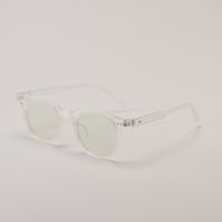 Retro Round Frame Rivets Blu-ray Flat Glasses Wholesale Nihaojewelry sku image 4