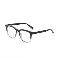 Wuhuama Glasses Tr802 Retro Square Rivet Blue Light Student Plain Glasses With Glasses Option sku image 2