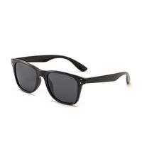 Simple Rivet Square Black Framecolorful Lens Sunglasses Wholesale Nihaojewelry sku image 1
