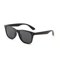 Simple Rivet Square Black Framecolorful Lens Sunglasses Wholesale Nihaojewelry sku image 2