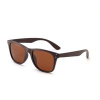Simple Rivet Square Black Framecolorful Lens Sunglasses Wholesale Nihaojewelry sku image 3