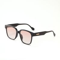 Korean Big Square Frame Popular Gradient Color Sunglasses Wholesale Nihaojewelry sku image 4