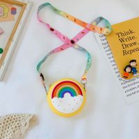 New Cute Rainbow Children's Silicone Coin Purse Wholesale Nihaojewelry sku image 4