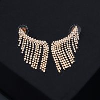 New Fashion Butterfly Wings Tassel Earrings Wholesale sku image 1