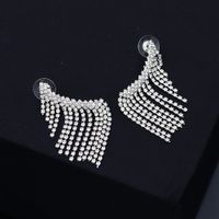 New Fashion Butterfly Wings Tassel Earrings Wholesale sku image 2