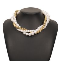 Collier De Perles Multicouche Simple À La Mode sku image 4