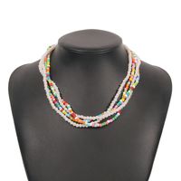 Fashion Simple Multi-layer Pearl Necklace sku image 2