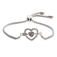 Fashion Jewelry Stainless Steel Color Bracelet Adjustable Love Bracelet Wholesale Nihaojewelry sku image 2