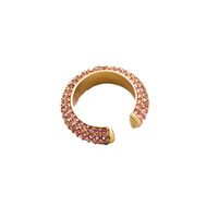 Fashion C Shape Plating Alloy Artificial Gemstones Earrings sku image 12