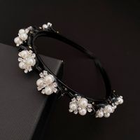 Fashion Flower Pearl Resin Headband sku image 2