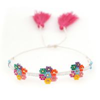 Gänseblümchen Siebenfarbige Blume Perlen Armband sku image 2