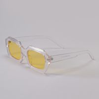 Retro Big Frame Crystal Square Sunglasses sku image 4