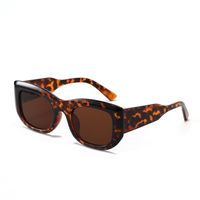 Fashion Square Big Frame Tortoiseshell Leopard Print Sunglasses sku image 2