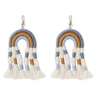 Fashion Colorful Fabric Tassel Earrings Wholesale Nihaojewelry sku image 1