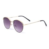 Fashion Round Frame Anti-blue Uv Protection Sunglasses Wholesale sku image 3