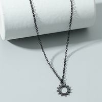 Fashion Tai Chi Gossip Titanium Steel Necklace sku image 12