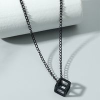 Fashion Tai Chi Gossip Titanium Steel Necklace sku image 1