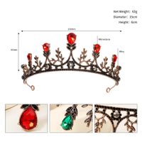 New Semi-circular Crown Bride Crown Fairy Wedding Dress Headdress Hair Jewelry Wholesale sku image 2