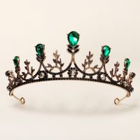 New Semi-circular Crown Bride Crown Fairy Wedding Dress Headdress Hair Jewelry Wholesale sku image 3