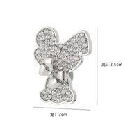 Korea Bow Bear Alloy Diamond Brooch Wholesale Nihaojewelry main image 7