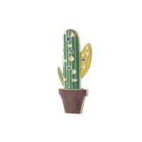 Cute Cactus Brooch Anti-glare Accessories Wholesale Nihaojewelry sku image 2