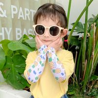Children's Sunscreen Ice Silk Cute New Boys And Girls Outdoor Sleeves Animal Uv Protection Baby Ice Sleeves Wholesale Nihaojewelry sku image 21