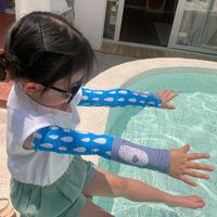 Children's Sunscreen Ice Silk Cute New Boys And Girls Outdoor Sleeves Animal Uv Protection Baby Ice Sleeves Wholesale Nihaojewelry sku image 24