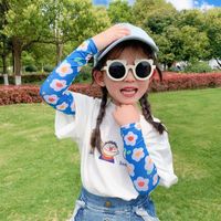 Children's Sunscreen Ice Silk Cute New Boys And Girls Outdoor Sleeves Animal Uv Protection Baby Ice Sleeves Wholesale Nihaojewelry sku image 31