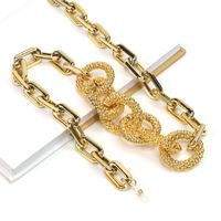 Wholesale Geometric Gold Thick Chain Non-slip Glasses Rope Nihaojewelry main image 4