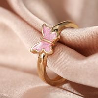 Punk Butterfly Couple Ring sku image 10
