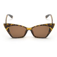 Fashion Small Frame Cat Eye Anti-uv Metal Sunglasses Wholesale sku image 10