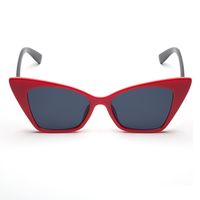 Fashion Small Frame Cat Eye Anti-uv Metal Sunglasses Wholesale sku image 12