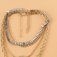 Vintage Eye Pendant Diamond Claw Chain Multi-layer Necklace Wholesale Nihaojewelry main image 4