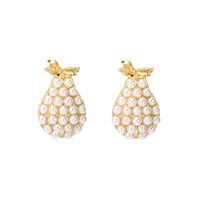 Wholesale Jewelry Pear Shape Pearl Stud Earrings Nihaojewelry main image 6