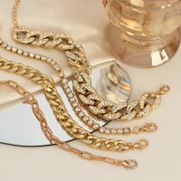 Wholesale Jewelry Multi-layer Thick Chain Copper Bracelet Set Nihaojewelry main image 1