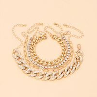 Wholesale Jewelry Multi-layer Thick Chain Copper Bracelet Set Nihaojewelry main image 3