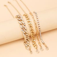 Wholesale Jewelry Multi-layer Thick Chain Copper Bracelet Set Nihaojewelry main image 5
