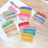 Simple Children's Candy Color Flower Hairpin Set Wholesale Nihaojewelry main image 1