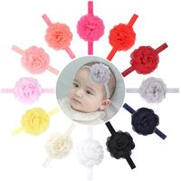 New Chiffon Flower Headband Baby Hair Accessories Wholesale Nihaojewelry main image 1