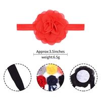 New Chiffon Flower Headband Baby Hair Accessories Wholesale Nihaojewelry main image 3