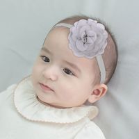 New Chiffon Flower Headband Baby Hair Accessories Wholesale Nihaojewelry main image 6