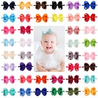 Fashion Children's Bowknot Candy Color Bubble Flower Headband Wholesale Nihaojewelry main image 1