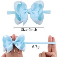 Fashion Children's Bowknot Candy Color Bubble Flower Headband Wholesale Nihaojewelry main image 3