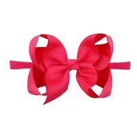 Fashion Children's Bowknot Candy Color Bubble Flower Headband Wholesale Nihaojewelry main image 4