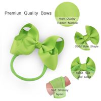 Fashion Children's Bowknot Candy Color Bubble Flower Headband Wholesale Nihaojewelry main image 5