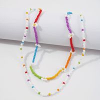 Bohemian Retro Miyuki Beads Hand-woven  Flower Necklace Wholesale Nihaojewelry main image 5