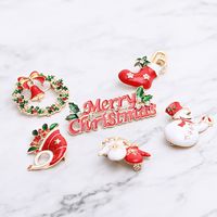 Wholesale Jewelry Christmas Tree Snowman Tie Socks Gloves Brooch Nihaojewelry main image 4